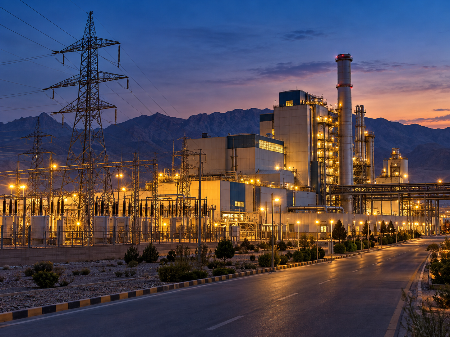 نیروگاه، خطوط انتقال و پست برق در کنار مجموعه صنعتی؛ نمایش مسیر فیزیکی تحویل برق خریداریشده از بورس انرژی